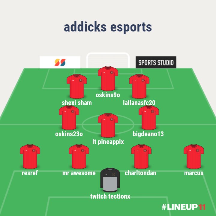 Addicks Esports (@addicksesp) on Twitter photo How the addicks line up for tonights fixtures,
2 tough oppositions but a very strong team, hopefully we get a good start and grab them 6 points.
#uptheaddicksesports <a href="/CAFCofficial/">Charlton Athletic FC</a> <a href="/CAFCTrust/">Charlton Athletic Community Trust</a> <a href="/InsiderVpg/">THE VPG INSIDER</a> @vpgxwl How the addicks line up for tonights fixtures,
2 tough oppositions but a very strong team, hopefully we get a good start and grab them 6 points.
#uptheaddicksesports <a href="/CAFCofficial/">Charlton Athletic FC</a> <a href="/CAFCTrust/">Charlton Athletic Community Trust</a> <a href="/InsiderVpg/">THE VPG INSIDER</a> @vpgxwl