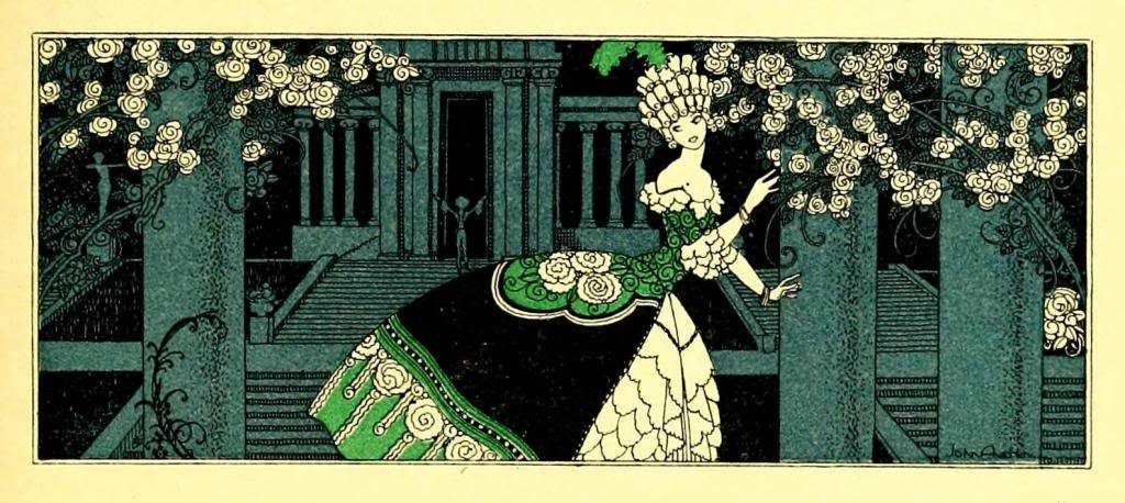 カトウ ニニ 5 16はフランスの詩人シャルル ペローの忌日 殆ど再掲ですが イギリスのイラストレーター ジョン オースティンによるペロー童話集 Tales Of Passed Times 1922年 の挿絵から幾つか