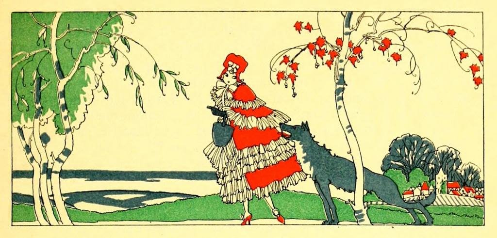 カトウ ニニ 5 16はフランスの詩人シャルル ペローの忌日 殆ど再掲ですが イギリスのイラストレーター ジョン オースティンによるペロー童話集 Tales Of Passed Times 1922年 の挿絵から幾つか