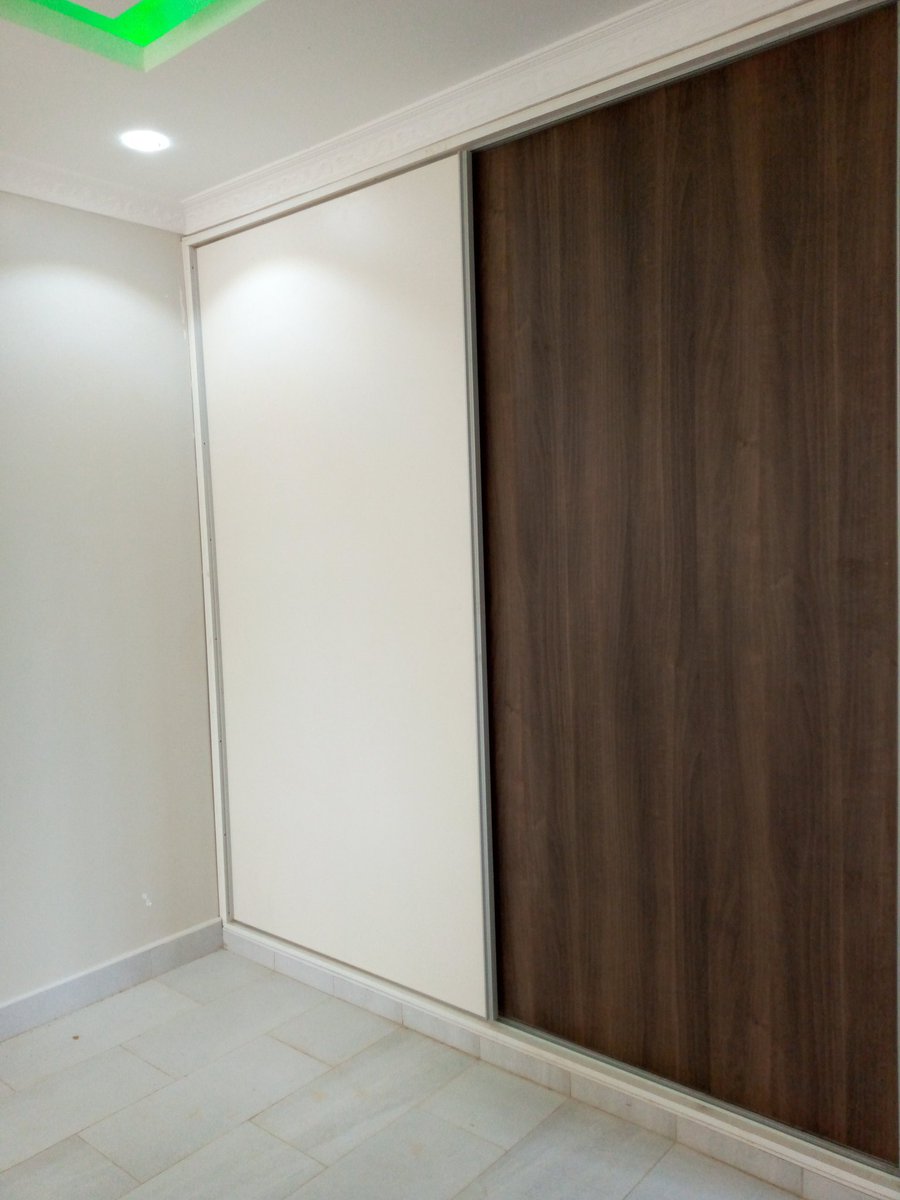 1st frame, sliding doors wardrobe for the master bedroom. Rest of the frames, swing doors wardrobes with the 4th frame having an open shelf concept for the guest bedroom.Joinery Planet Interiors LTD.0722692209.