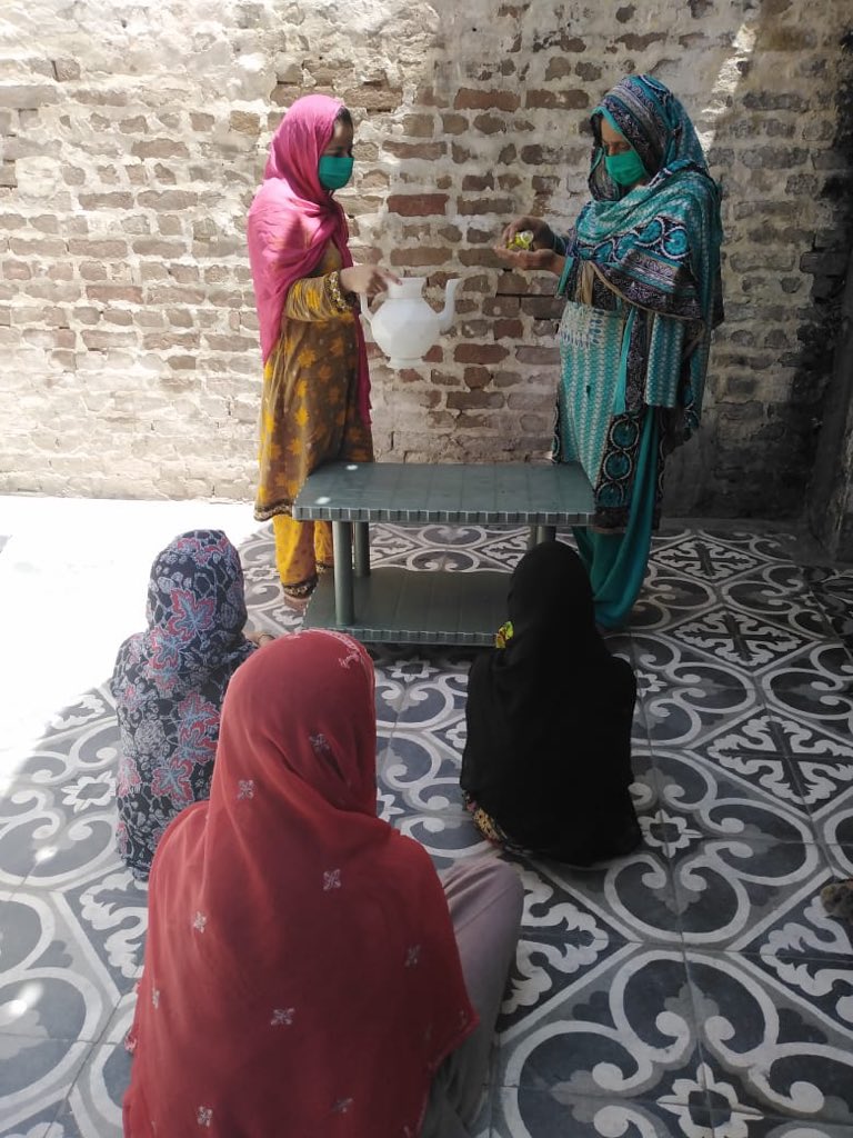 fahads1982's tweet photo. Rawalpindi V-Force member Rabia conducted awareness sessions on COVID-19, hygiene and had hand wash activity under supervision of Fahad Saeed Janjua UC Rep. UC-48 Noor Dolal, Tehsil Gujar Khan. @RwpVForce @DCRawalpindi @CommissionerRwp @ramizshah91 https://t.co/sEPvVbN2dI