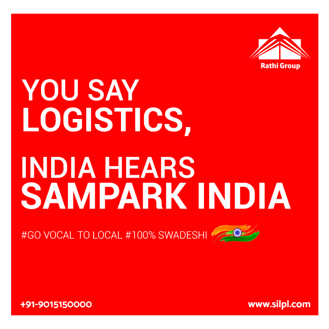 SilplIndia's tweet photo. Your Swadeshi Logistic Partner, Catering India with Love &amp; Punctuality!
#SamparkIndia #RathiGroup #silpl https://t.co/9L4SMkznFo