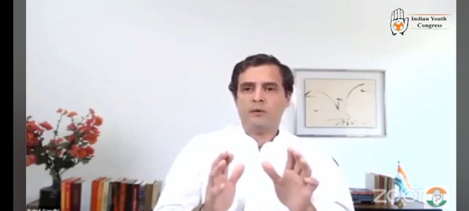 iycdeoghar's tweet photo. Stop thinking about international rating right now. Think about India right now. Give money to the poor. Once they start working, our international rating will also fall in place - 
@RahulGandhi
 
#RahulCaresForIndia
 #RahulCaresForIndia https://t.co/kmfbpfY8zK