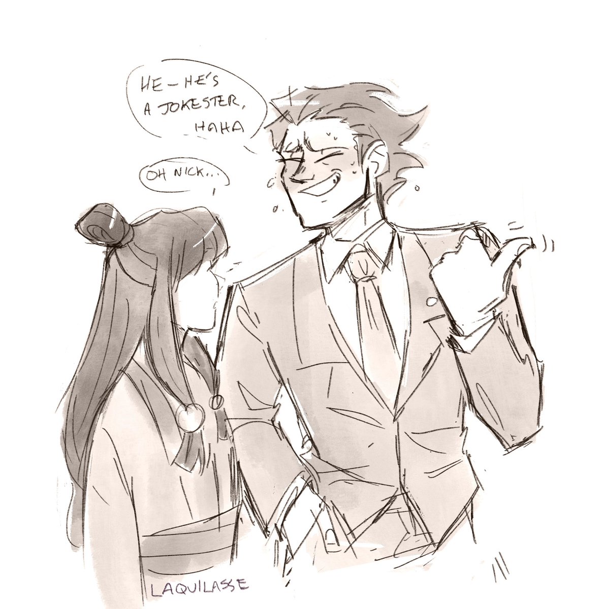 Thinking about mister correct and the aa1 babie attorneys tonight #AceAttorney 