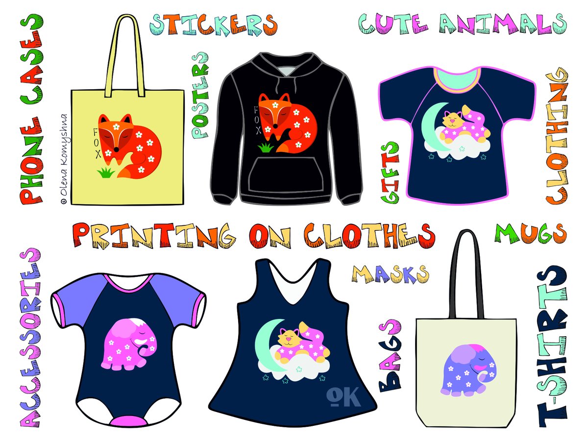 OlenaKomyshna's tweet photo. Cute animals. Printing on clothes
https://t.co/GaYN74hPoT
https://t.co/O6BdoqTRsA
#animals #cute #cuteanimals #print #animals #tshirts #bags #priningonclothes #personalizedgifts #gift #giftprint #accessoriesprinting #posters #cutemugs #mugs #redbubble #teepublic #printshop #fox https://t.co/GynFDV4zTM