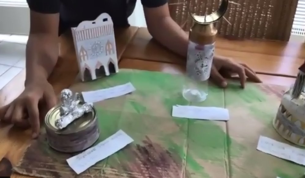 I feel so proud of my kids. Amazing architectural villages designed and built at home, then presented to each other through Zoom. Not only was I was blown away by the detail included, but by their maturity for giving each other meaningful feedback.🏘️