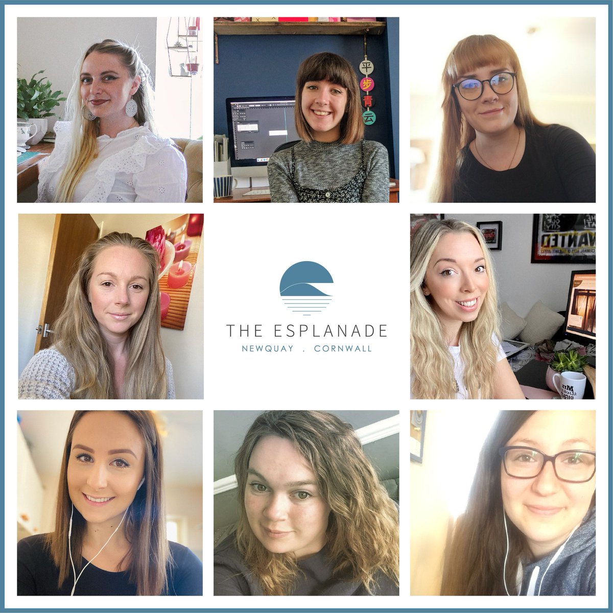 Here's the faces of the people behind the screens who have been working from home since prior to lockdown, including our reservations team who are at the end of the phone from 8am-8pm talking to our guests. Until we can open up our doors again, it's a virtual hello from us 👋.