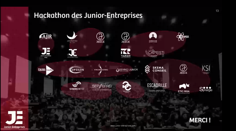 L'engagement des Juniors est sans limite ! C'est une dizaine de projets qui a été proposé durant le Hackathon du #CNP20. Cet engagement a même dépassé nos frontières !
#WeAreJE #VieAssoECE #AGPMAI20