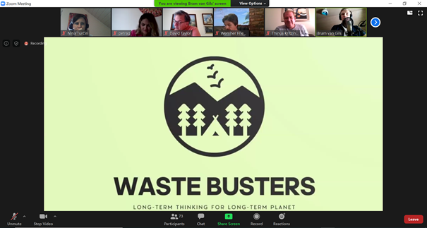 hackthewaste's tweet photo. Now we have Team 7 (The Waste Busters) pitching their educational game.
#hackthewaste #businet #ucll #BelgiumCampus #BA #fhict #avans #DobaBusinessSchool #doba #credentify1 #virtualhackathon https://t.co/AWE3Lk62Eb