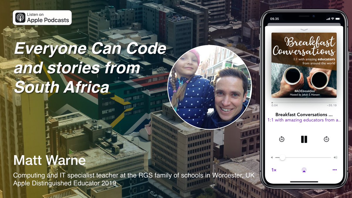 jakobesben's tweet photo. We create more value on every level when teachers collaborate across the globe. That’s one of my takeaways. What will be yours?
Listen to my conversation with @MattWarne

📲 https://t.co/MxEdxwSFft

#ADEbreakfast #AppleTeacher #AppleEDUchat #EduTwitter #Education #EduPodcast https://t.co/dlKgwIrvfP