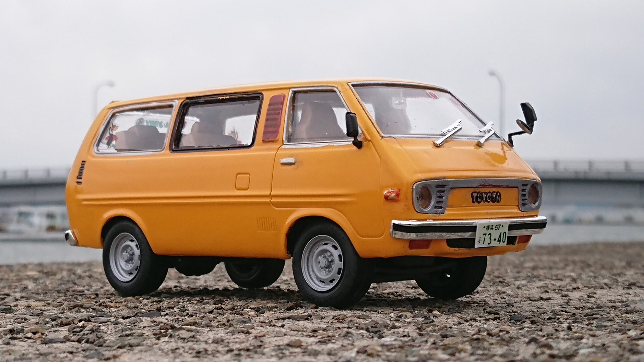 ☆*☆様 グンゼ産業　TOWNBOY タウンエース　一部作成済み　ビンテージ　プ 1980年 グンゼ産業㈱ 1/24】TOYOTA TOWNACE（トヨタ