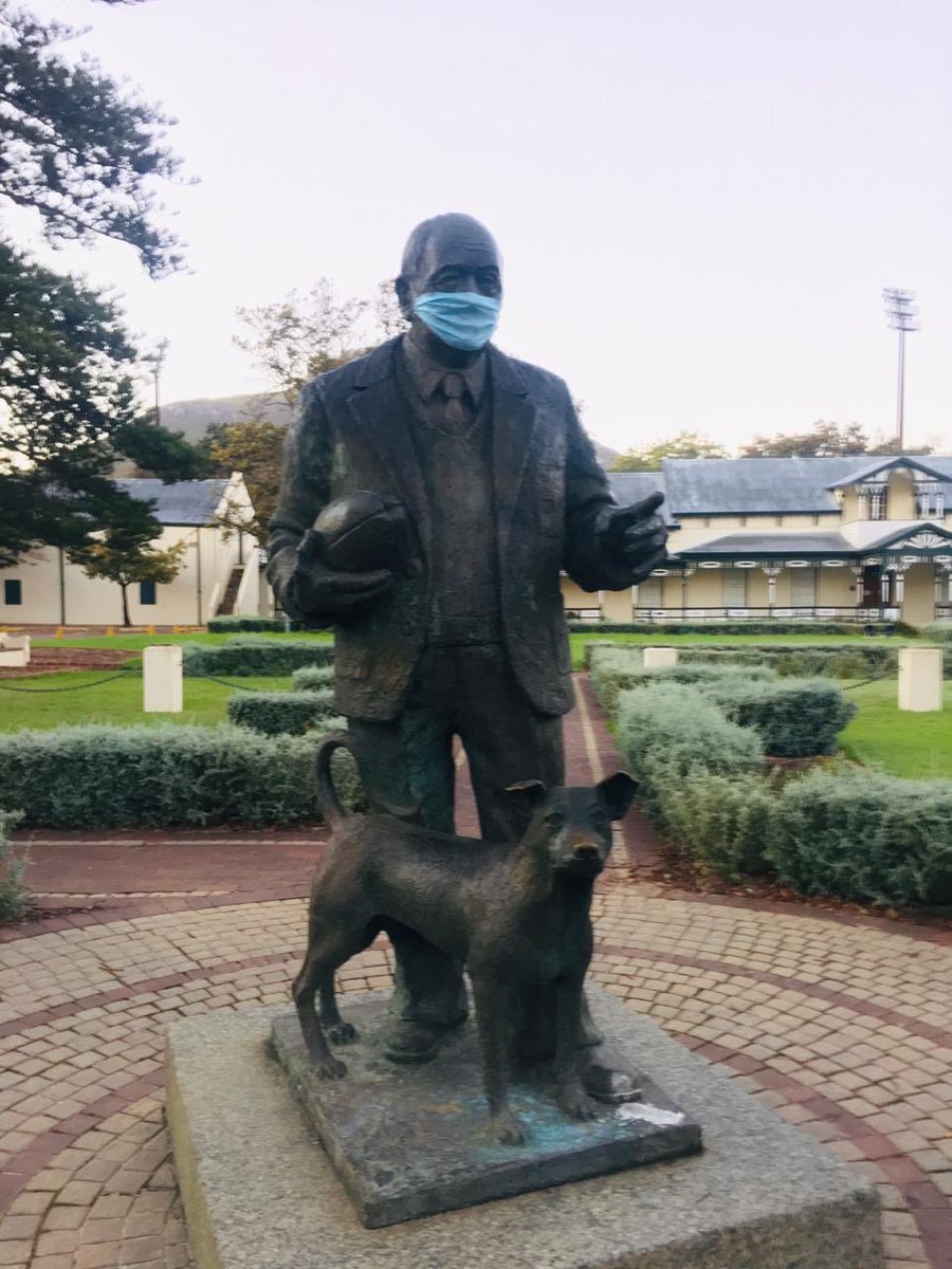 Leading by example Dr Danie Craven 😂