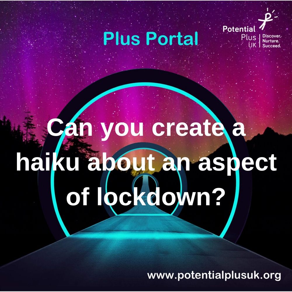 PPUK_'s tweet image. While we wait to announce the winners of our Penned in Poetry competition, can you have a go at creating your own haiku about lockdown? We’d love to hear your haikus in the comments! #plusportal #pluscreativity #learninglaunch #lockdownlearning