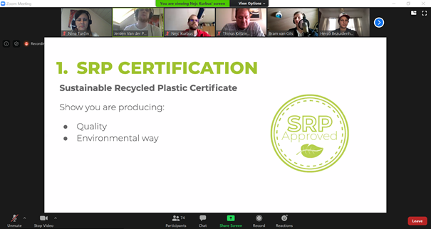 hackthewaste's tweet photo. Moving on with pitches. It's time for team 2 (Not Wasting Time) and their pitch for SRP Certificate
#hackthewaste #businet #ucll #BelgiumCampus #BA #fhict #avans #DobaBusinessSchool #doba #credentify1 #virtualhackathon https://t.co/PrCQpEW0XQ