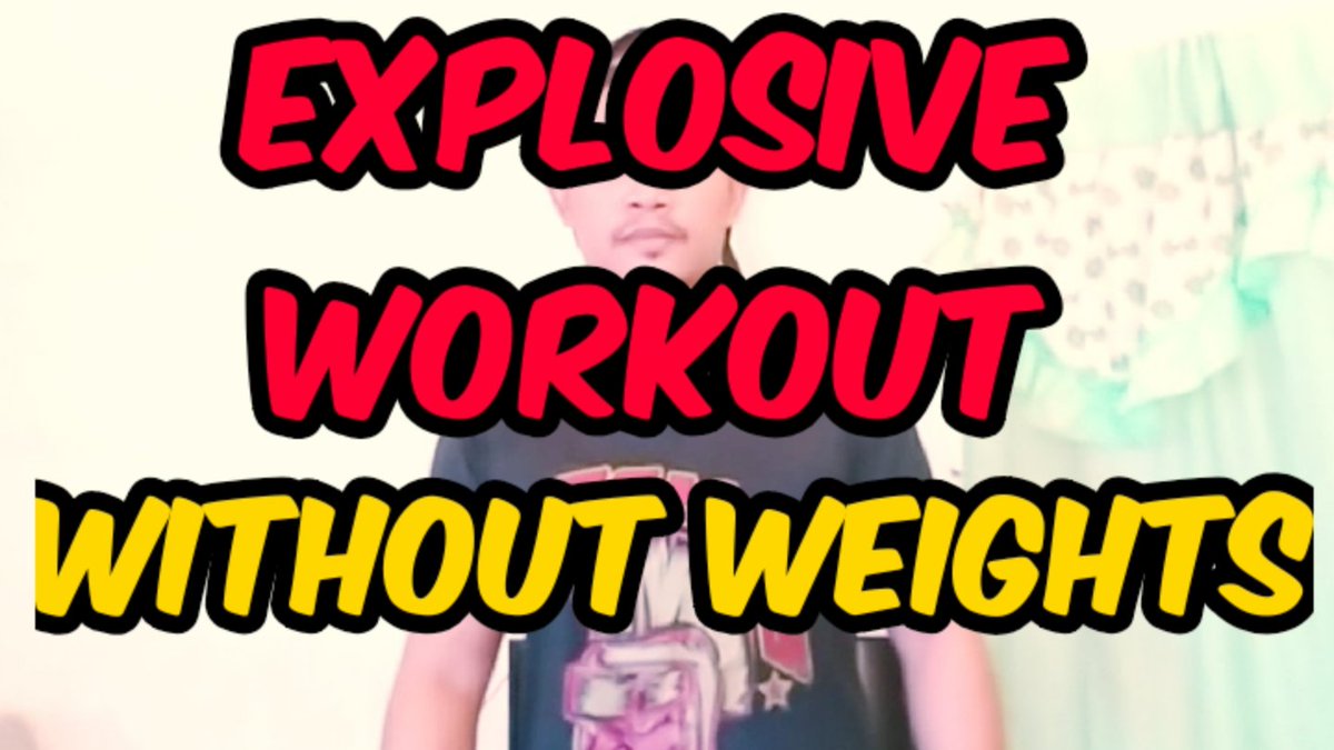 CoachCarlz's tweet photo. Check out my new video explosive workout without weights
➡️https://t.co/y5m2nqkaz4
#explosiveworkout #20minuteexplosiveworkout #10minexplosiveworkout #explosiveworkoutwithoutweight #explosiveworkoutwithoutequipment https://t.co/0xfQmVSLrM