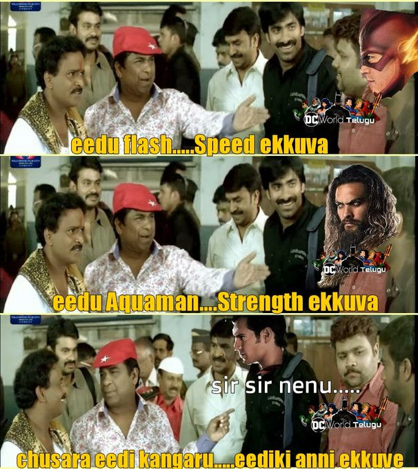 DCWorldTelugu's tweet photo. #DCmeme https://t.co/DashBobwnb