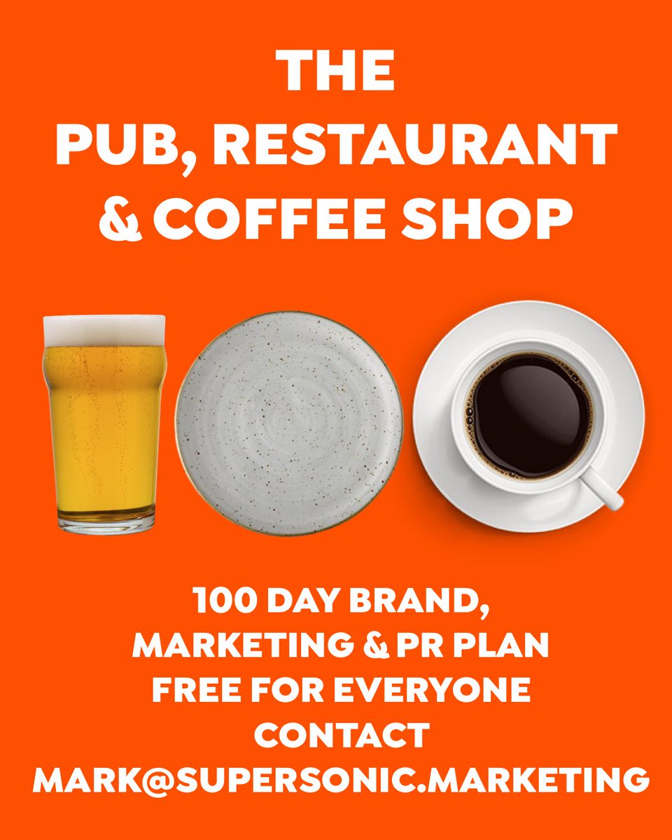 Please retweet. I’m using the peace and quiet of the weekend to finish my parts of the 100 day Brand, Marketing &amp; PR Playbook for Pubs, Restaurants, Cafes, QSRs &amp; Takeaways to reopen with a bang. Email me (address in image) to reserve your copy now. It’s free for all operators.
