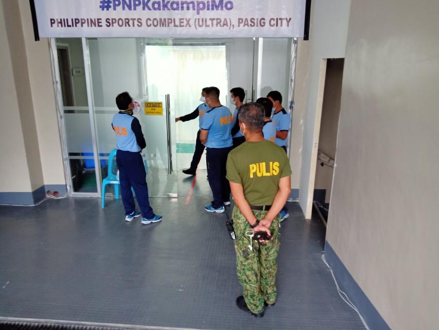 HSPnp's tweet photo. PBGEN HERMINIO S TADEO JR, Director of Health Service, conducted visitation of quarantine facility at Ultra Sports Complex, Pasig City last May 15, 2020. https://t.co/YfIkqPhbbk