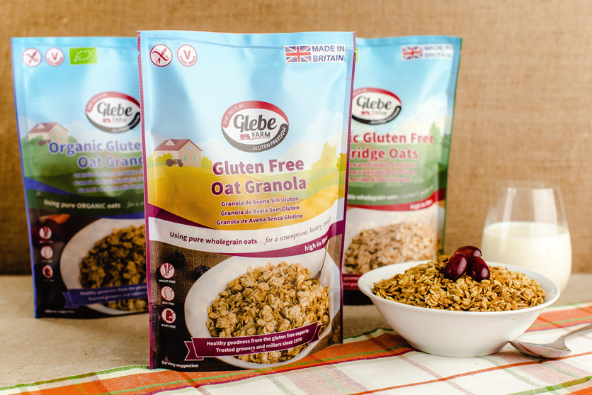 GlebeFarmFoods's tweet photo. Did you know that Glebe Farm Foods only make #GlutenFree products?...Yes, you heard us right... our ENTIRE range of granola, porridge, muesli and of course, PureOaty, are made with certified gluten-free oats 🌾 #InternationalCoeliacAwareness #GFCommunityweek https://t.co/EkLoXRMS61