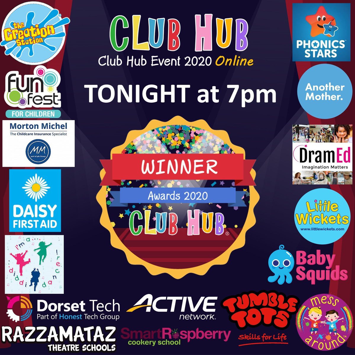 So very excited to see you all tonight at 7pm.😀

Do let me know if you haven't received the log in details and you are a ticket holder? 👍

A huge thank you to everyone that entered. You are all winners in my eyes x

Club Hub Event 2020 Online buff.ly/3fbzNdt