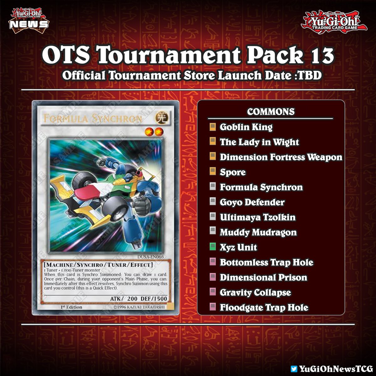 13 The full card list of the upcoming #YuGiOh TCG OTS 13 pack is  now out How would you rate this pack? Source: Carloncho Store