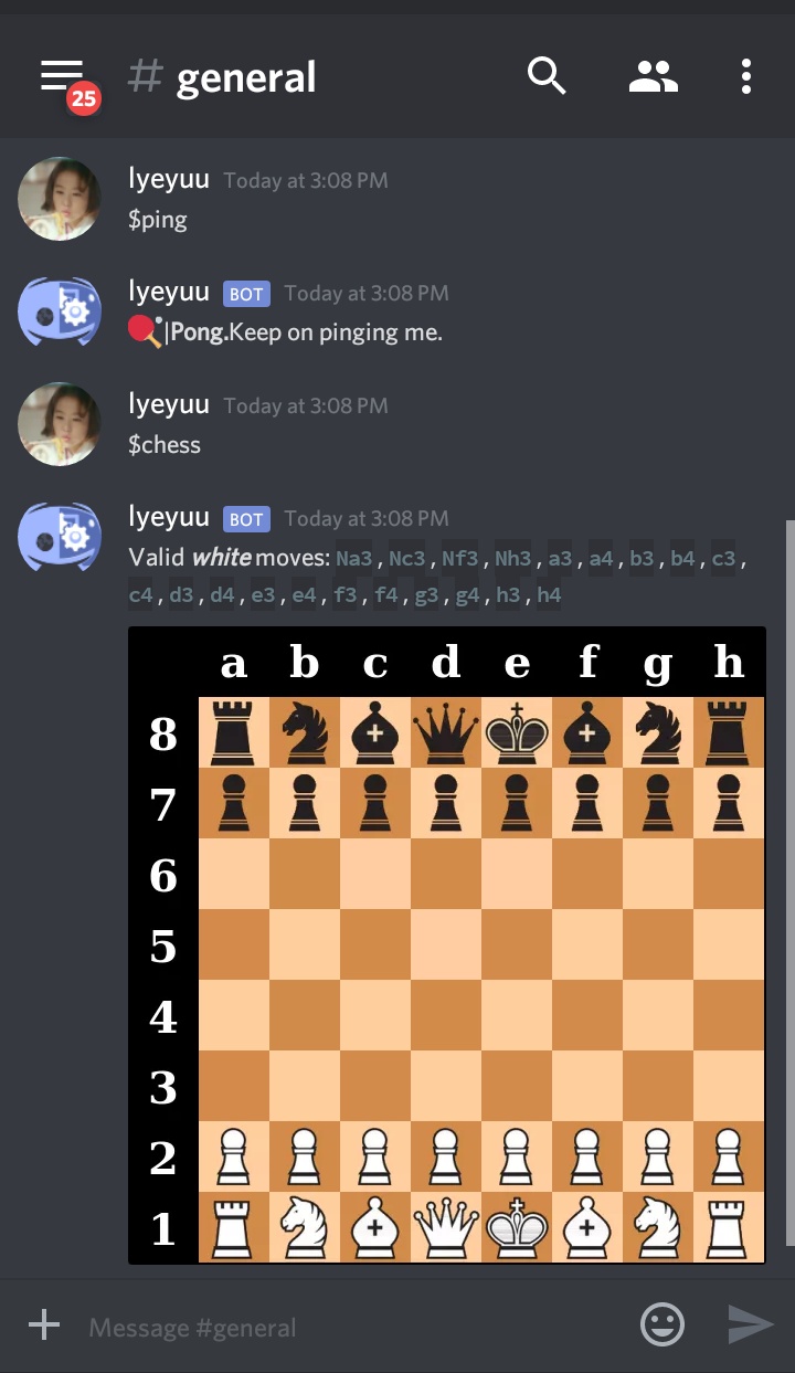 GitHub - Gortaf/ChessBot: A discord bot that allows you to play Chess with  your friends directly on discord