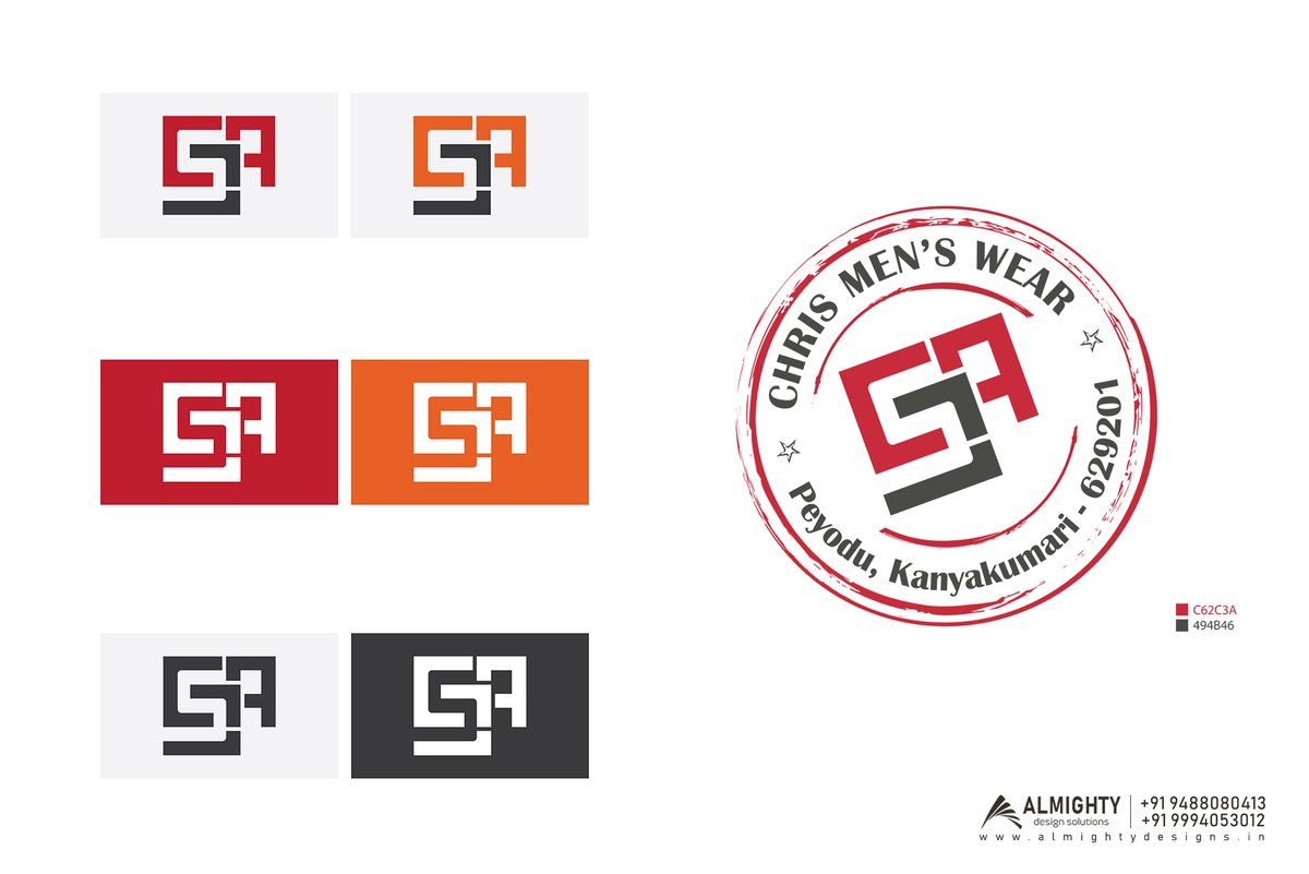 almightyadx's tweet photo. CSA merge with Chris Men's Wear - Logo Design ...

#CSA #Chris #anishchristopher #Redandorange #Corporatedesign #corporatelogo #Corporatelogodesign #Professionaldesign #DedicatedDesign #Almightydesigns #designoftheday #designlove https://t.co/efNSs5jzyK