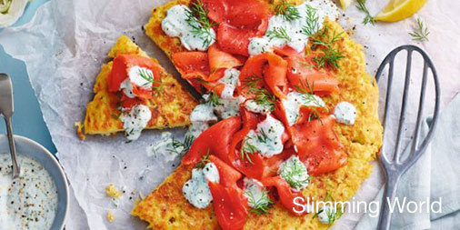 SlimmingWorld's tweet image. Add a little luxury to your brunch-time 👑! This #SlimmingWorld #Recipe for a giant potato rosti with smoked salmon is oozing with elegance and packed with taste too 😍: ow.ly/VYL750zG5nD