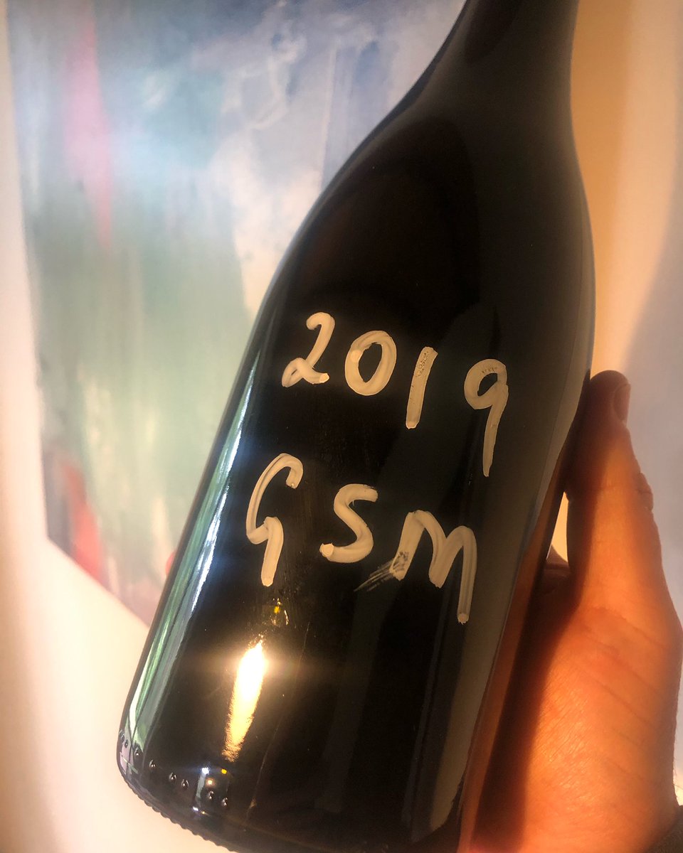 Sometimes packaging isn’t everything... this one’s from an old friend, their first GSM (even though they have make a heap of cool wines) and prior to labelling &amp; distribution... can’t wait to try this!