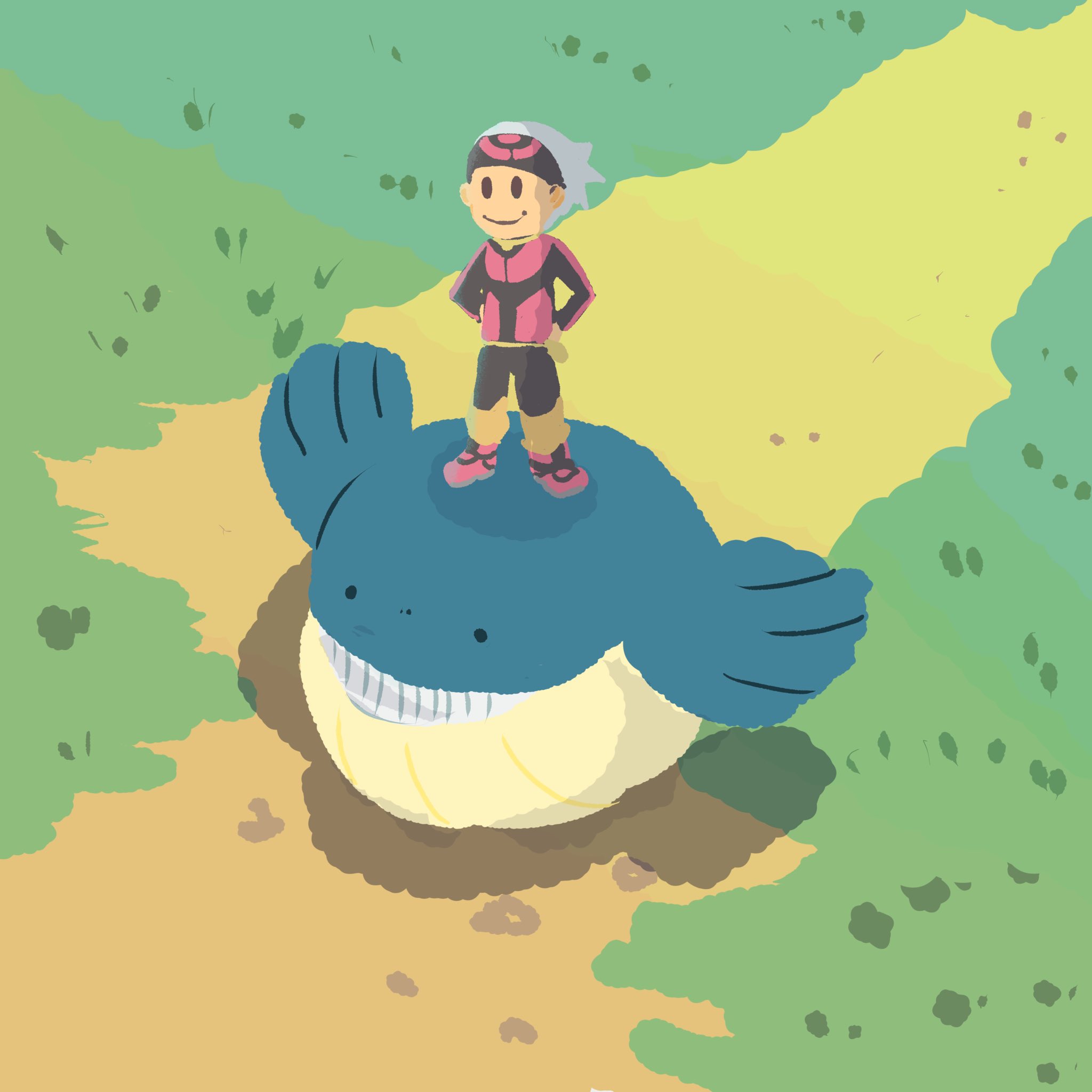 いぬじま En Twitter ゆるーく描く ポケモン編 波乗りバグのホエルコ 水ポケに不可能は無い T Co Tconksfuar Twitter