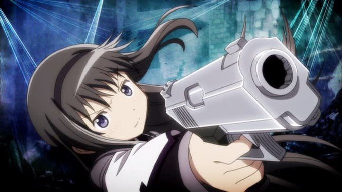 銃を構えるとフォローやrtが来るらしいのtwitterイラスト検索結果