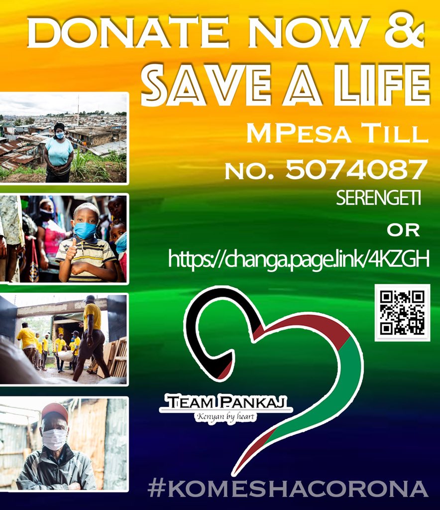 pankaj_team's tweet photo. Now more than ever our communities need solidarity, and your contribution counts! Will you help? #CurfewKenya #KomeshaKorona #COVID19 #Kenya https://t.co/JmkZzBzWK2