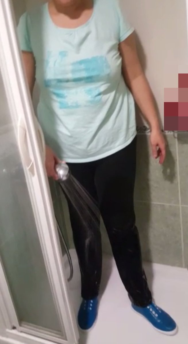 wammalaga's tweet photo. My girlfriend enjoying a clothed shower (1) https://t.co/MBES3D3JVL