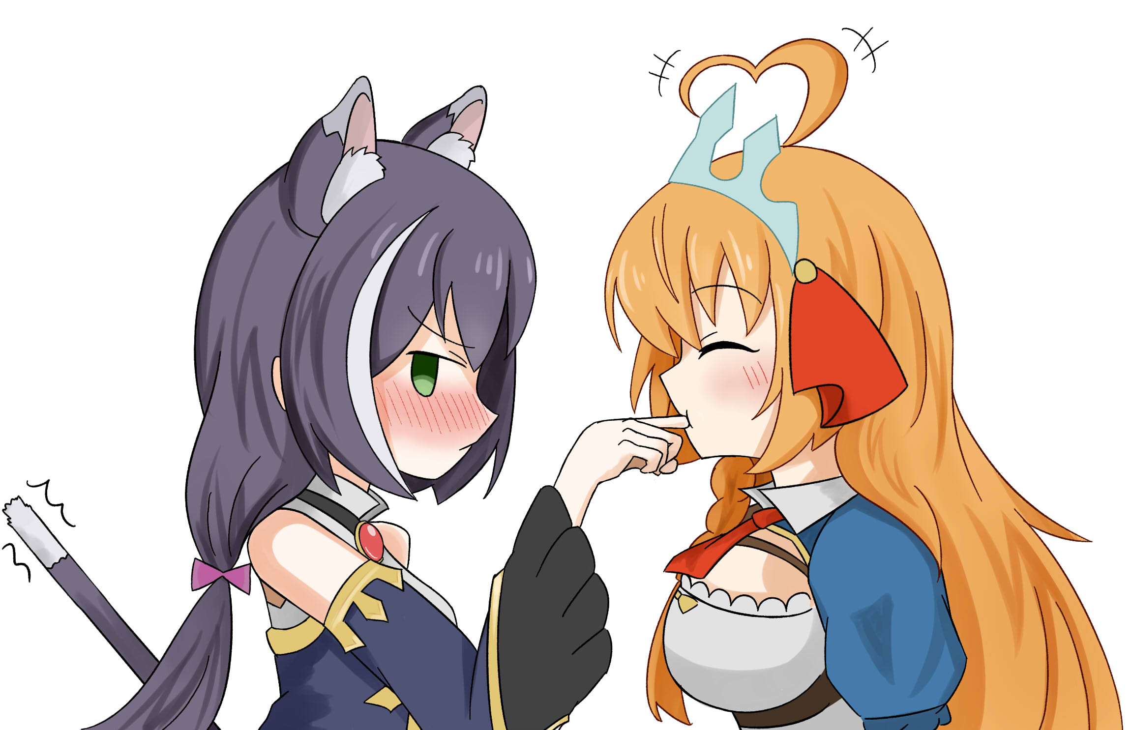 ペコリーヌとキャルちゃんとシェフィちゃんとコッコロちゃんとお