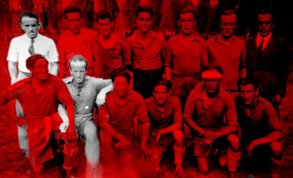 NosRobaronEl's tweet photo. LOS REY CIAURRIZ, FUTBOLISTAS Y LUCHA ANTIFASCISTA 

#Osasuna

[Hilo]

Naturales de Urroz-Villa, los hermanos Francisco y Vicente Rey Ciaurriz, hijos de Fermín y Petra, pasaron buena parte de sus vidas entre el fútbol, la militancia política, la Guerra Civil, https://t.co/flBt2UlM4M