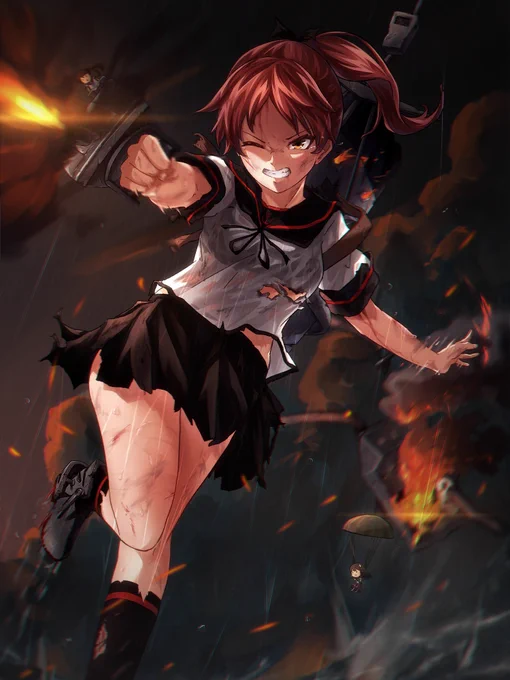 負ける気なんてないから!
#艦これ #敷波 