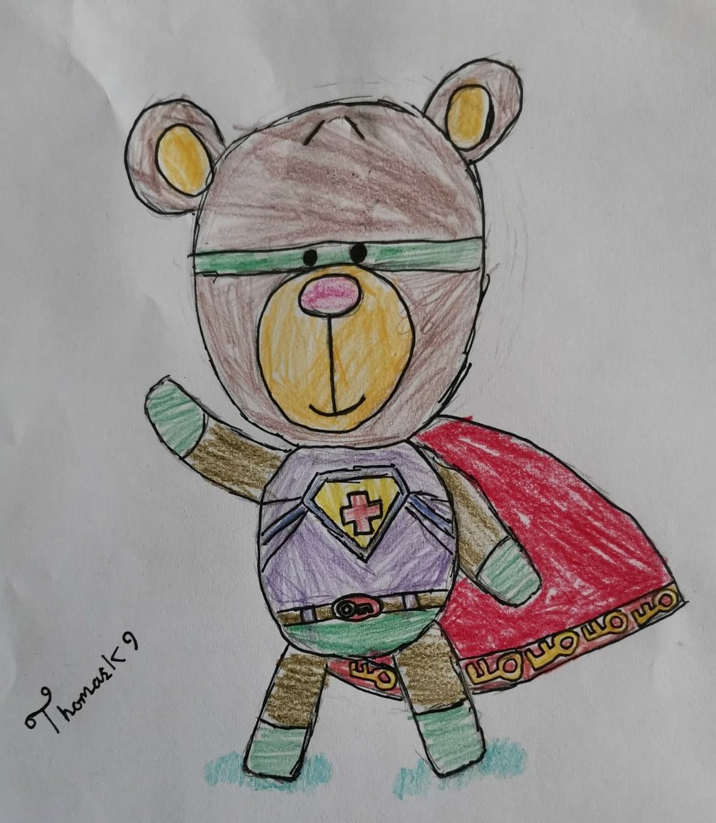 jkearton's tweet photo. #DrawWithRob #DesignYourSuperbear by Thomas K, age 9 https://t.co/fnjUXWCeRX