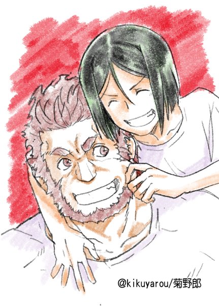 ライダー(Fate/Zero) ,ウェイバー・ベルベット 「#エアスケブ 四次ライダー陣営の二人です 」|菊野郎のイラスト