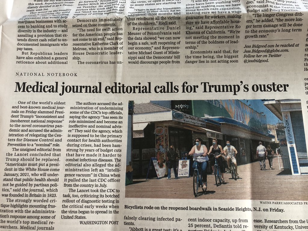 Meanwhile, nursing journal editors & reviewers scold authors who write about the harmful impacts of xenophobia & structural racism, rampant ableism and transmisia & the need to decenter whiteness for “making it political”