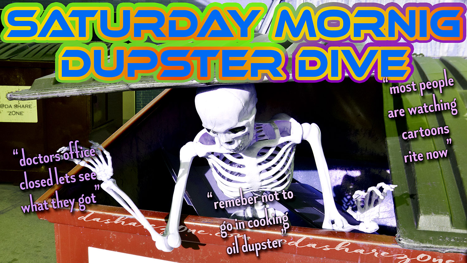 LEGALIZE DUPSTER DIVING - https://t.co/Qtp3PuUDXE ADMIN