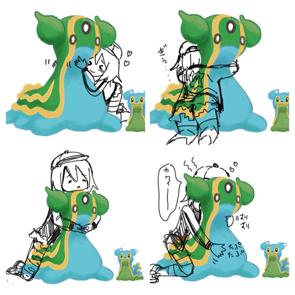 Nk トリトドンひがしのうみにひたすらベタベタしに行く過去絵 T Co Trcjimxe3y Twitter