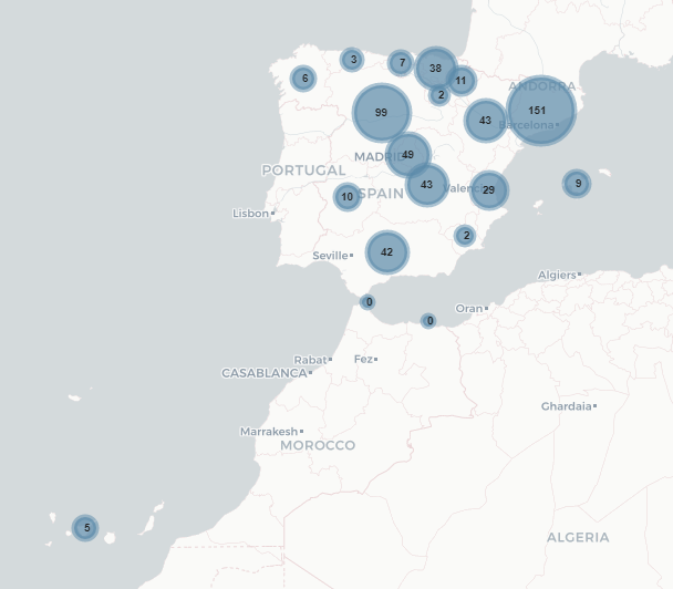 ccarballo50's tweet photo. Mapa de casos en España a día de hoy. Madrid con la tercera parte de los casos de Cataluña, y la mitad que Castilla-León. Igual que la semana pasada era crítico con pasar a fase 1,creo que ahora si hubiésemos estado preparados,¿qué nos ha faltado?:LIDERAZGO Y ESTRATEGIA https://t.co/kfDHy9KkWp