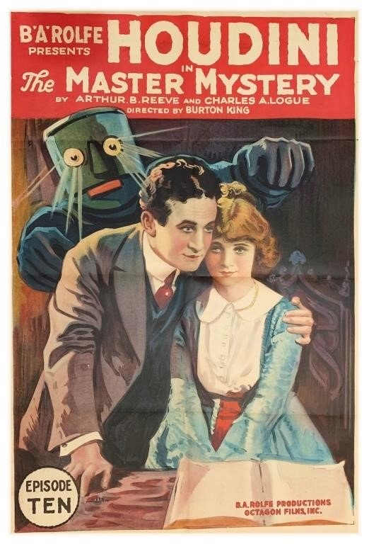 LeeAsherMagic's tweet photo. Early birds get the worm! Original #Houdini items in Haversat & Ewing's auction today. Authentic Houdini posters, postcards, signatures. https://t.co/OHm6lxDu36 Only a few hours left! Go bid. #MagicAuction #Ad #HaversatEwing https://t.co/NdvqQLVPYO