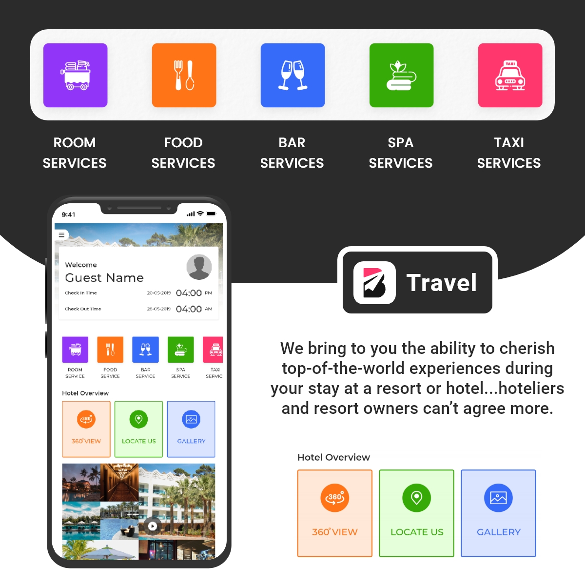 accelerinno's tweet photo. #Travel #Resorts #Hotels #Convenience There has never been a good time for a convenient stay at a resort or hotel with our BTravel application. Resort owners and hoteliers cannot agree for more. Reach out to us to try our apps (htps://accelerinnotech.com) https://t.co/6lgpzYA29V