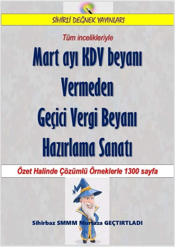 #Muhasebeciler #MaliMüşavirlerÇalışıyor
Biraz Teknik olacak ama:)
Bu Meslektaş #Corona Sürecinde Mart Kdvsi ve Kurumlar Vergisi Verilmemiş Mükellefin Geçici Vergisini %10 yanılma payıyla yapamazsa Cezaya Maruz Kalıyor.
Bu arada Döner Sermayesi de Yok:)
<a href="/MuhasebeBT/">Muhasebe Bilenler</a> <a href="/Serkan__Atasoy/">Mali Müşavir Serkan Atasoy ❁</a>