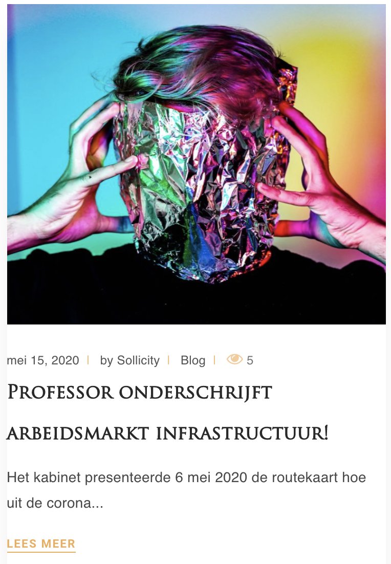 Ton Wilthagen, hoogleraar Arbeidsmarkt van de Tilburg University, gaf terecht aan met een artikel in het FD dat nu het moment is om de arbeidsmarkt versneld te vernieuwen. Met onze oplossing Wendbaar Werken PRO is dit allang mogelijk is! Lees nu mijn blog: sollicity.nl/arbeidsmarktpr…