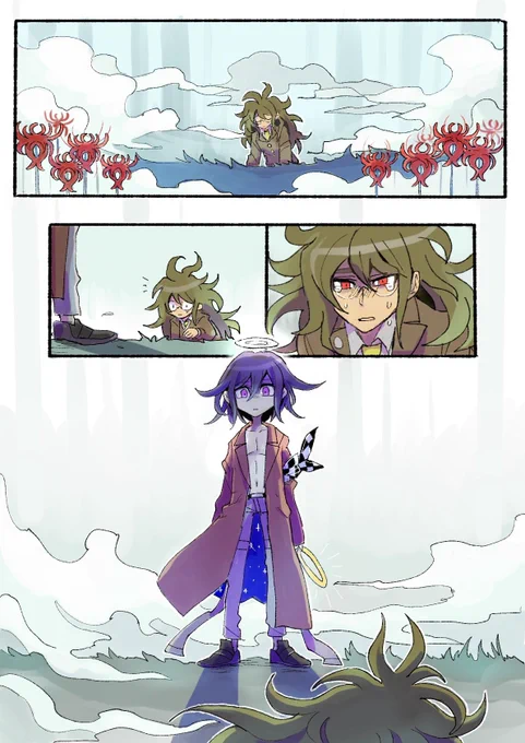 黄泉の国の王獄(完結版)
【のろいのわっか】
(1/5)
台詞なしまんが
リプ欄に続きます。 