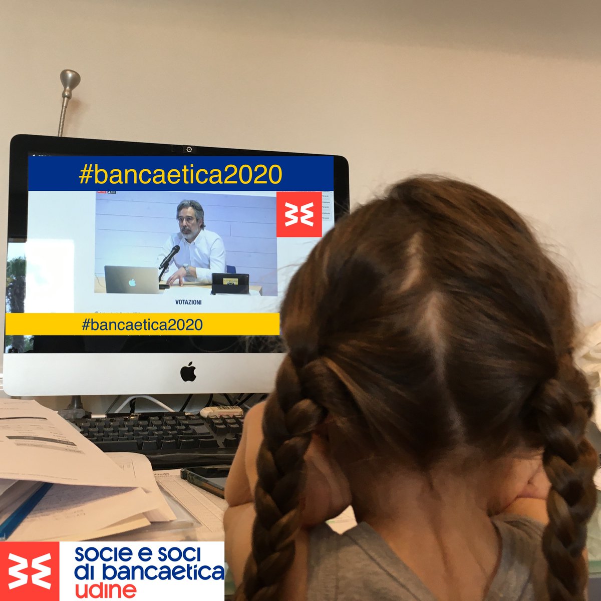 gitudine's tweet image. #bancaetica2020 nuove aspiranti giovani socie dal @gitudine interessate all'assemblea di @bancaetica 😊