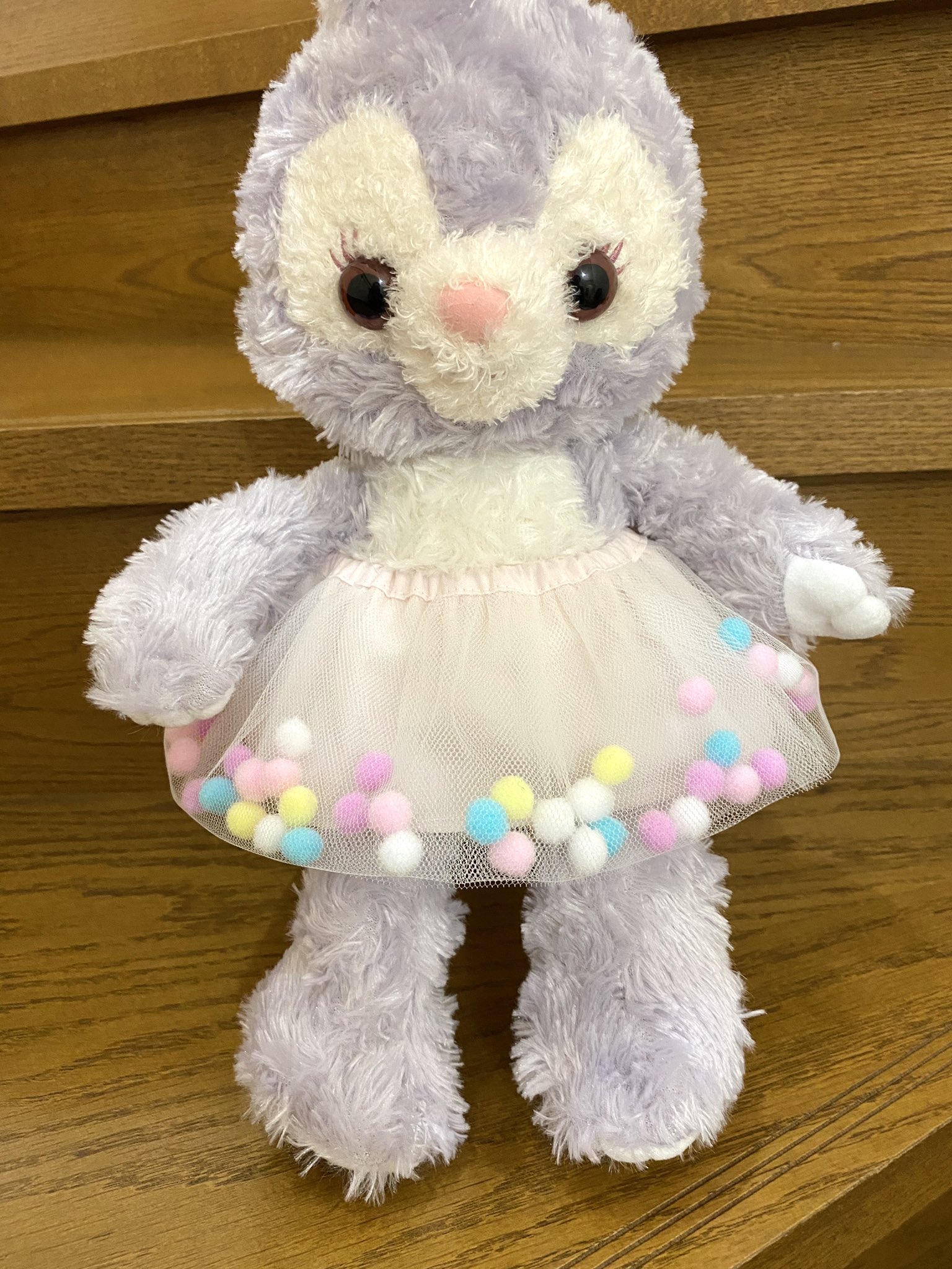 Atelier Riasmei ドール服のお教室 ステラルーのポンポンチュールスカート製作してみました こちらもブログに作り方を載せます 型紙なしで作れます ポンポンだけで無く花びら入れたりリボンを入れたり アレンジいろいろできますよー ステラルー