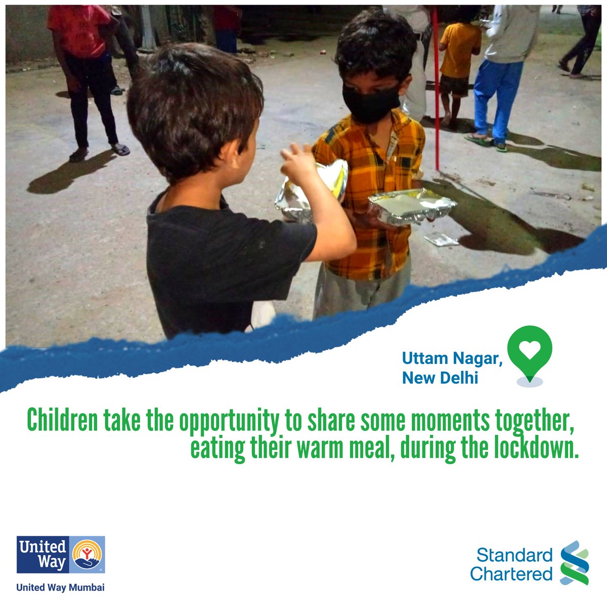 United Way Mumbai (@uwmumbai) on Twitter photo Thank you <a href="/StanChartIN/">Standard Chartered India</a> for your support helping us serve 240862 meals to daily wage earners who lost livelihoods due to #COVID19 Thank you <a href="/swiggyindia/">Swiggy India</a> #HopeNotHunger for providing the meals, <a href="/goonj/">GOONJ</a> #GlobalConcernsIndia #samarthanamtrust, @prathameducation & @ngoprotsahan Thank you <a href="/StanChartIN/">Standard Chartered India</a> for your support helping us serve 240862 meals to daily wage earners who lost livelihoods due to #COVID19 Thank you <a href="/swiggyindia/">Swiggy India</a> #HopeNotHunger for providing the meals, <a href="/goonj/">GOONJ</a> #GlobalConcernsIndia #samarthanamtrust, @prathameducation & @ngoprotsahan